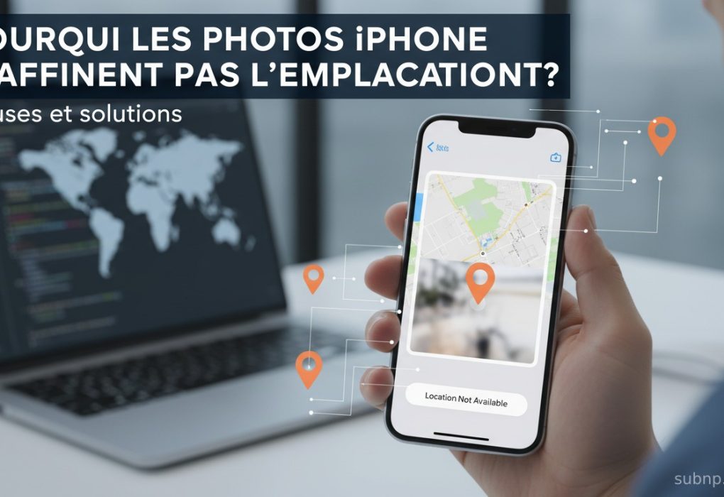 Pourquoi les photos iPhone n'affichent pas l'emplacement ? Causes et solutions