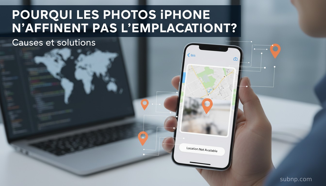 Pourquoi les photos iPhone n'affichent pas l'emplacement ? Causes et solutions